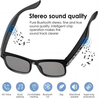 Τηλεοπτικά γυαλιά ηλίου Bluetooth G6 για την προστασία γυναικών UV400 ανδρών