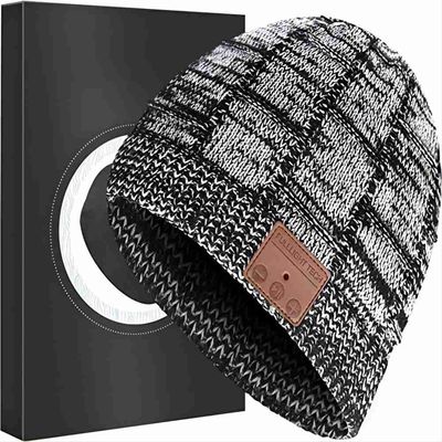 Πλέξτε τη χειμερινή ΚΑΠ ασύρματη έξυπνη Beanie κάσκα χρονικός HD στερεοφωνικός ομιλητής παιχνιδιού 24 ωρών