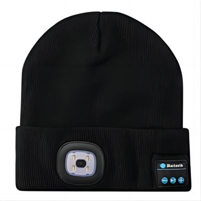 Beanie των για άνδρες και για γυναίκες οδηγήσεων με ελαφρύ USB Rechargable δίνει τον προβολέα ΚΑΠ ελεύθερων 4 οδηγήσεων