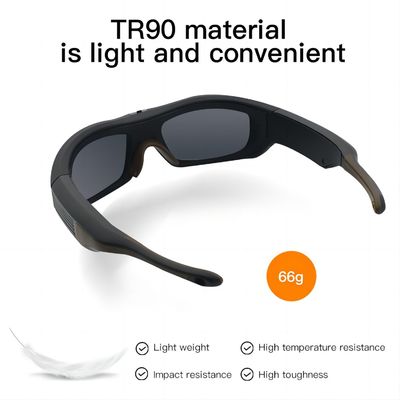 αθλητικά τηλεοπτικά γυαλιά ηλίου DVR Eyewear γυαλιών καμερών 1080P HD μέχρι τη μνήμη 30FPS 64GB
