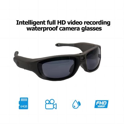 Πλήρη τηλεοπτικά γυαλιά ηλίου HD 1080P Bluetooth με τον πολωμένο UV φακό ασφάλειας προστασίας
