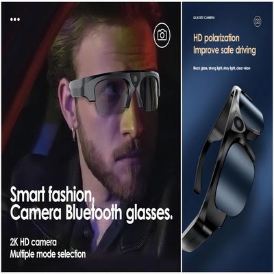 Τα τηλεοπτικά γυαλιά ηλίου Bluetooth γυναικών ανδρών με την ανοικτή μουσική αυτιών συνδέουν τις τηλεφωνικές ταμπλέτες