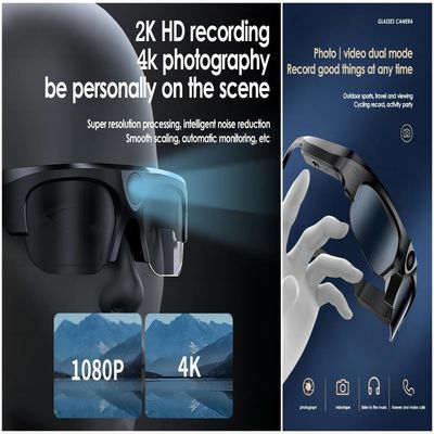 Πλήρης κάμερα γυαλιών ηλίου HD 1080P ασύρματη Bluetooth με τη φωτογραφία, βίντεο, ακουστικό