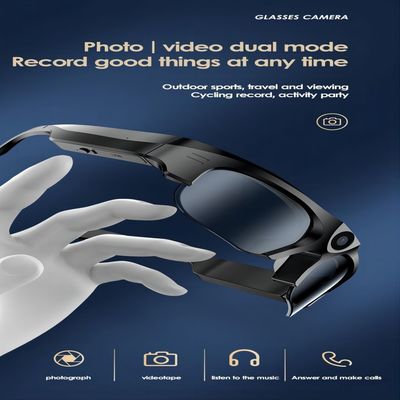 Τρέξιμο των τηλεοπτικών γυαλιών ηλίου Bluetooth καταγραφής βρόχων Biking με την ανοικτή μουσική αυτιών