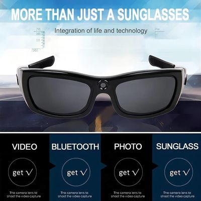 τηλεοπτικά γυαλιά ηλίου 720p Bluetooth που καταγράφουν για το γκολφ περπατήματος οδοιπορίας τον υπαίθριο αθλητισμό