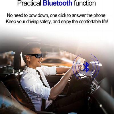 τηλεοπτικά γυαλιά ηλίου 1080P Bluetooth με τη UV καταγραφή φωτογραφιών μουσικής φακών ασφάλειας προστασίας
