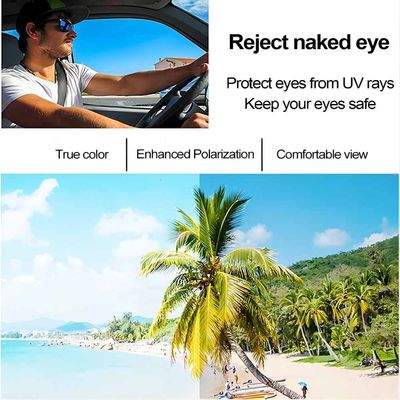 τηλεοπτικά γυαλιά ηλίου 1080P Bluetooth με τη UV καταγραφή φωτογραφιών μουσικής φακών ασφάλειας προστασίας