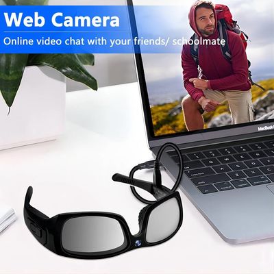 Αναρριμένος στη κάμερα Snowboarding 1080P Bluetooth τα γυαλιά ηλίου συνδέουν με την τηλεφωνική ταμπλέτα