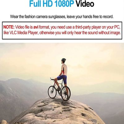 720P τα γυαλιά ηλίου Bluetooth βιντεοκάμερων με την απάντηση καλούν τη μουσική απολαμβάνουν