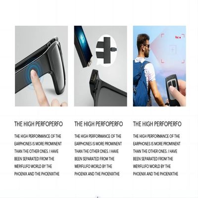 Πλήρη τηλεοπτικά γυαλιά κατασκόπων HD 1080P για στη συλλογή στοιχείων περιοχών
