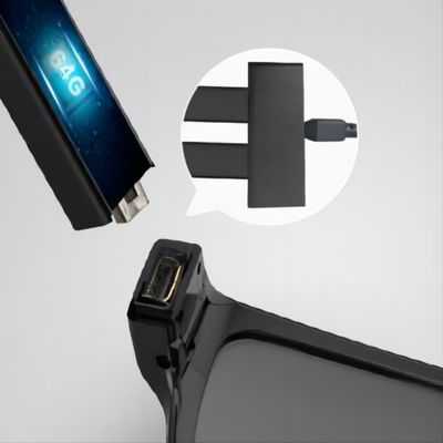 Πλήρη τηλεοπτικά γυαλιά κατασκόπων HD 1080P για στη συλλογή στοιχείων περιοχών