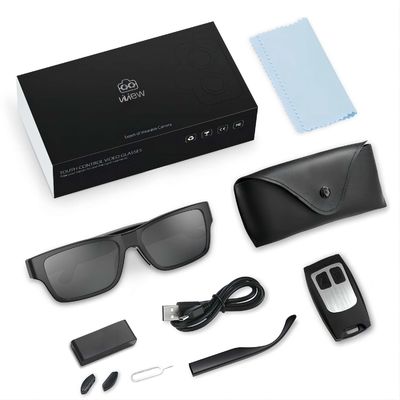 Πλήρης HD 1080P κρυμμένη G2S-32G τηλεοπτική φωτογραφία καμερών γυαλιών ηλίου μίνι