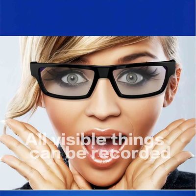 TR90 κρυμμένα γυαλιά ηλίου ένας έλεγχος 40g καμερών αφής δάχτυλων ελαφρύς
