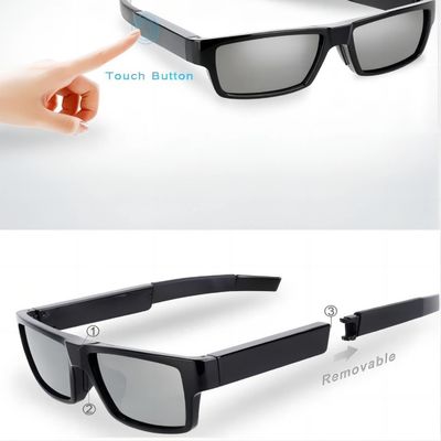 G2-64G κρυμμένο Sunglcasses με τη γωνία 80° που καταγράφει τα φορετά βιντεοκάμερα σώματος