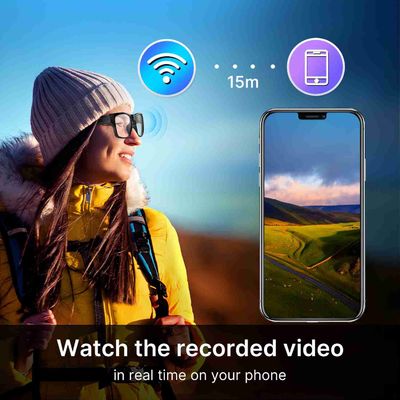 φορετά βιντεοκάμερα γυαλιών G5 1080P Wifi τηλεοπτικά για στη συλλογή στοιχείων περιοχών