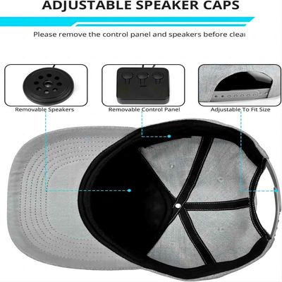 Καπέλο με Bluetooth ομιλητών το διευθετήσιμο bluetooth τηλέφωνο ΚΑΠ ομιλητών καπέλων ασύρματο έξυπνο για τον υπαίθριο αθλητισμό