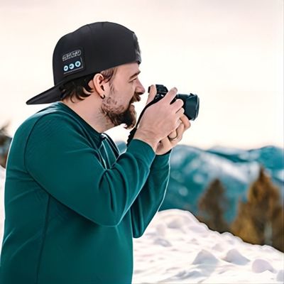 Ασύρματο καπέλο ομιλητών bluetooth, Washable+ διευθετήσιμα με τον ΥΨΗΛΉΣ ΠΙΣΤΌΤΗΤΑΣ ήχο για τον αθλητισμό μπέιζ-μπώλ, τον υπαίθριο αθλητισμό πάγος-πατινάζ κ.λπ.