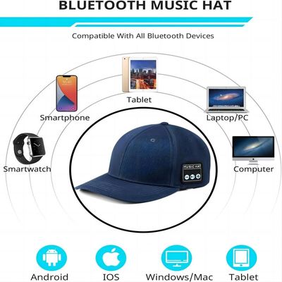 Για άνδρες και για γυναίκες καπέλο bluetooth με το διπλό ομιλητή, χέρι-πλύσιμο, επανακαταλογηστέα stuffers γυναικείων καλτσών καπέλων μουσικής για τα κορίτσια και τα αγόρια