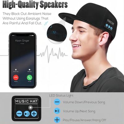 Κινητή bluetooth ακουστική πλύση χεριών αθλητικών ΚΑΠ ομιλητών μετακινούμενη και διευθετήσιμος για το μπέιζ-μπώλ, σαλάχι,