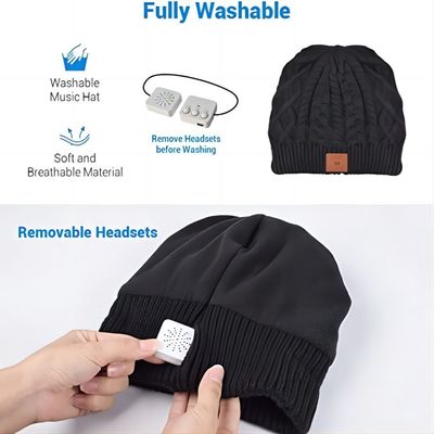 Ασύρματο καπέλο Bluetooth Beanie τηλεφωνημάτων ομιλητών με τους ομιλητές HD, δώρα