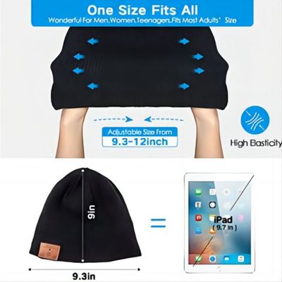 3in1 διευθετήσιμο καπέλο Beanie Bluetooth μουσικής εύκολο στο ζευγάρι με Smartphone