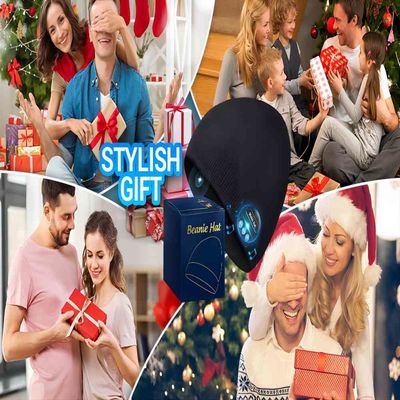3in1 διευθετήσιμο καπέλο Beanie Bluetooth μουσικής εύκολο στο ζευγάρι με Smartphone