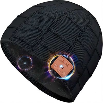 Απολαύστε τη μουσική κρατά το θερμό καπέλο Bluetooth Beanie για το Drive της αναρρίχησης Skinng