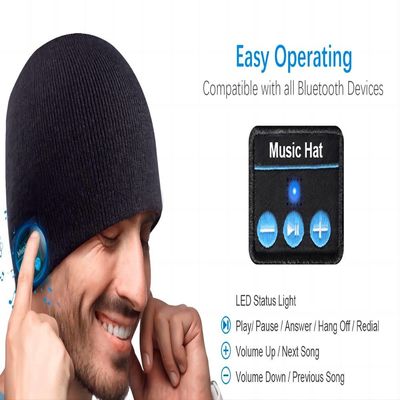 Ασύρματη τεχνολογία καπέλων beanie δώρων Χριστουγέννων για να κάνει σκι οικογενειακού το τρέχοντας περπατήματος σκουπίζοντας χιόνι