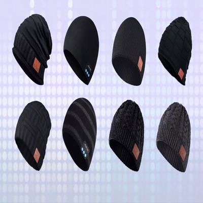 B5 Bluetooth 5,0 καπέλο Beanie με την ασύρματη απόλαυση μουσικής ομιλητών ακουστικών διπλή