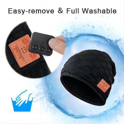 Να κάνει σκι ασύρματο καπέλο Beanie μουσικής με τους υψηλής πιστότητας διπλούς ομιλητές Bluetooth