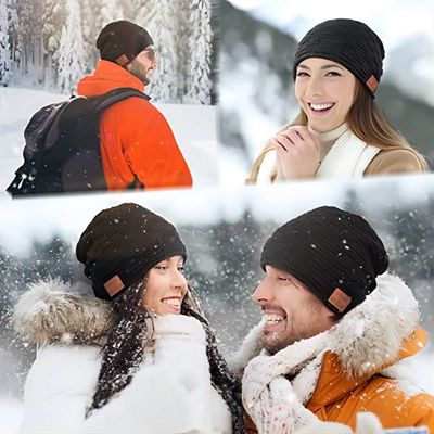 B5 καπέλο Beanie μουσικής με το bluetooth, ασύρματος εξοπλισμός ζεστασιάς ομιλητών bluetooth για, Biking.