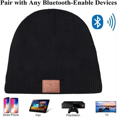 Πατινάζ πεζοπορίας οδήγησης Bluetooth Beanie καπέλων ελεύθερα τηλεφωνήματα χεριών μουσικής παίζοντας