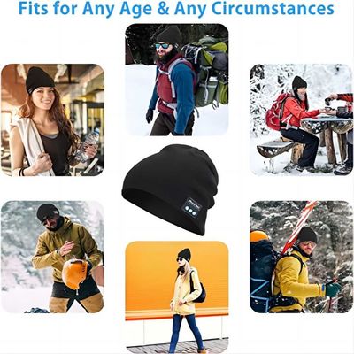 Το καπέλο Bluetooth Beanie Viview, απολαμβάνει music&amp; τη με ελεύθερα χέρια τηλεφωνική ομιλία, εφοδιάζοντας τα δώρα Stuffers για τον αθλητισμό μαραθωνίου, στρατοπέδευση