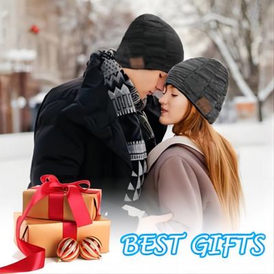 Καπέλο Beanie με Bluetooth, ακουστικό Bluetooth για να κάνει το τηλέφωνο τη calls&amp;play μουσική για Jogging, ορειβασία, αθλητισμός κανό