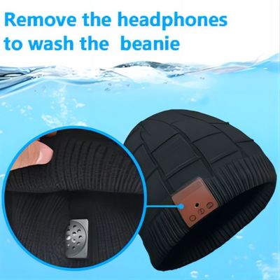 Ο Μαύρος καπέλων Beanie γυναικών καπέλων Bluetooth Beanie ανδρών για τις δραστηριότητες χειμερινού ανταγωνισμού