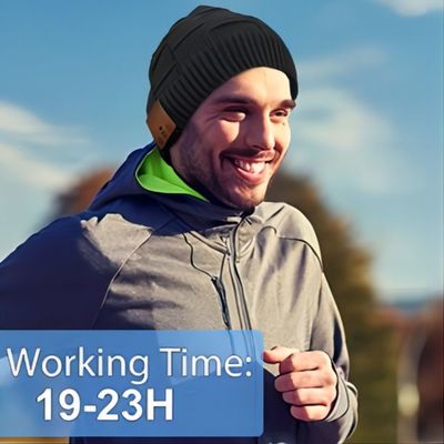 Ο Μαύρος καπέλων Beanie γυναικών καπέλων Bluetooth Beanie ανδρών για τις δραστηριότητες χειμερινού ανταγωνισμού