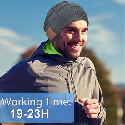 Καπέλο μουσικής καπέλων Bluetooth Beanie ενότητας ακουστικών Wrieless για Motorcycling Biking
