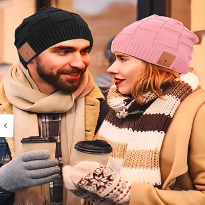 Καπέλο μουσικής καπέλων Bluetooth Beanie ενότητας ακουστικών Wrieless για Motorcycling Biking