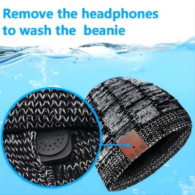 Χειμώνας, πεζοπορία, αναρρίχηση, καπέλο Jogging Bluetooth Beanie με την ασύρματη κάσκα BT5.0