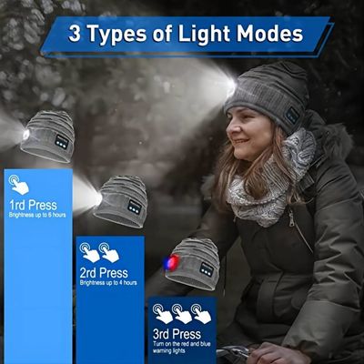 Φακός ΚΑΠ Bluetooth μπαταριών Rechargable για το χιόνι φτυαριών αλιείας νύχτας