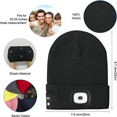 4 καπέλο ακουστικών Bluetooth προβολέων των οδηγήσεων με τα ασύρματα δώρα γενεθλίων ακουστικών