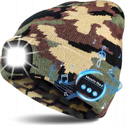 Καπέλο ακουστικών Bluetooth καπέλων ακουστικών Bluetooth με την ασύρματη κάσκα μουσικής