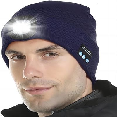 Καπέλο ακουστικών Bluetooth χριστουγεννιάτικων δώρων Teens γυναικών ανδρών με Headtorch