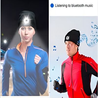 Για άνδρες και για γυναίκες καπέλο Bluetooth φακών με το ελαφρύ ασύρματο καπέλο μουσικής ακουστικών
