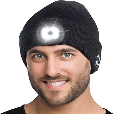 Για άνδρες και για γυναίκες καπέλο Bluetooth φακών με το ελαφρύ ασύρματο καπέλο μουσικής ακουστικών