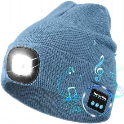 Υπαίθριο καπέλο ακουστικών Bluetooth αθλητικών ασύρματο ακουστικών με το φανό