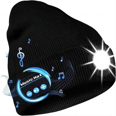Το τηλεοπτικό καπέλο Bluetooth των οδηγήσεων, φορετά φορητά βιντεοκάμερα ψηφίσματος 5.0-megapixel HD με τη μουσική απολαμβάνει τον προβολέα για την περίπολο