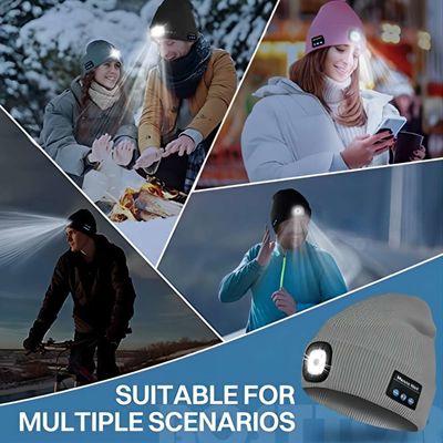Πλήρης κάμερα σώματος καπέλων HD 1296P Bluetooth τηλεοπτική με τους προβολείς φωτεινότητας των οδηγήσεων