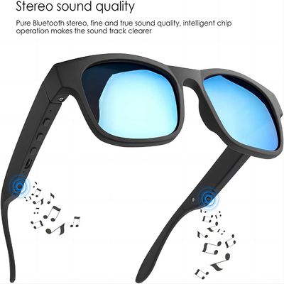 Η έξυπνη ασύρματη Bluetooth μουσική αυτιών γυαλιών ηλίου ανοικτή δίνει την ελεύθερη κλήση αδιάβροχος
